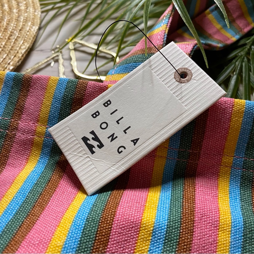 Billabong⛱️ Striped Multicolor Tote Bag - Picture 7 of 11